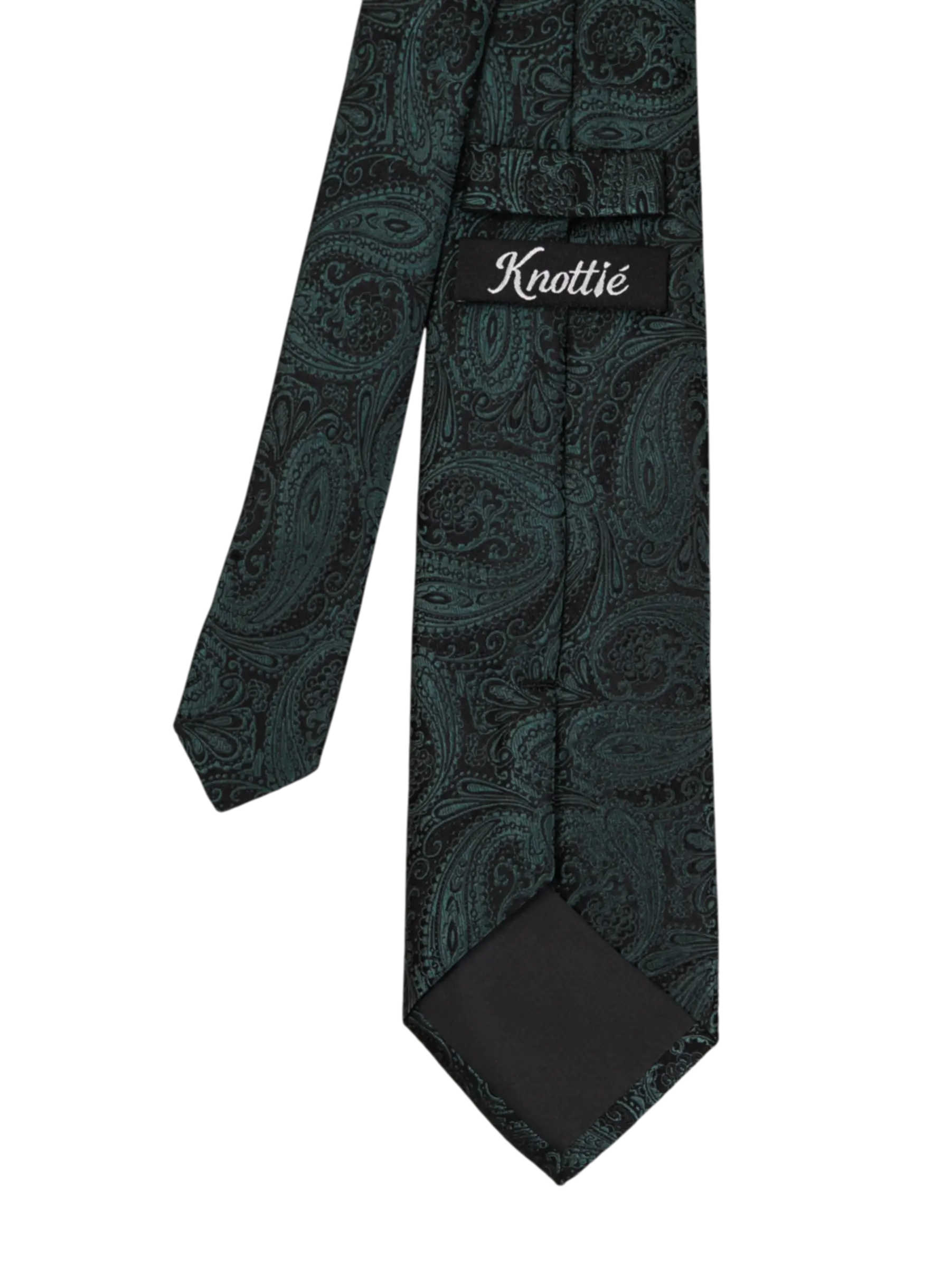 Paisley Emerald Green Silk 4
