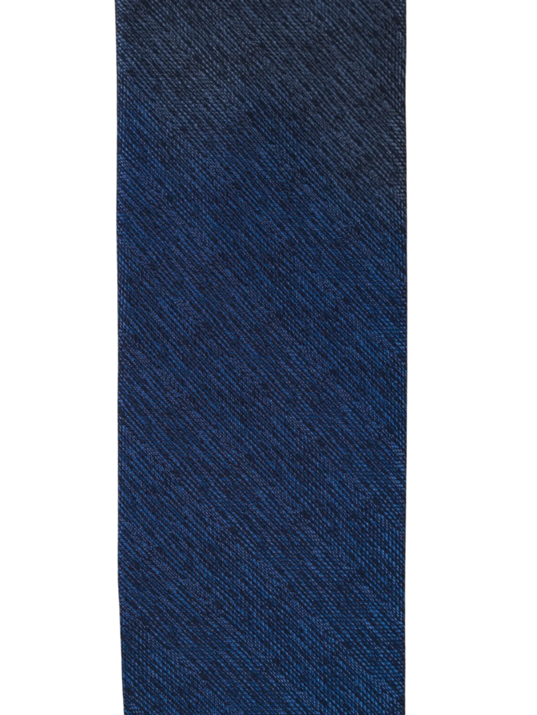 Herringbone Navy Jeans Silk Cotton 2